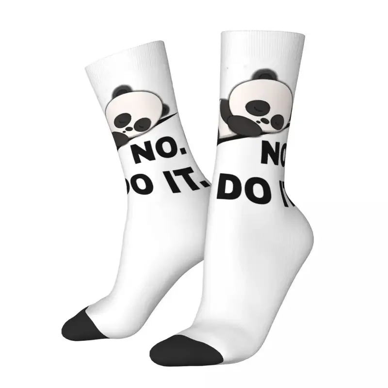 No You Do It Panda Leniwe skarpetki zimowe unisex Hip Hop Fun Printing Skarpetki Street Style Crazy Sock