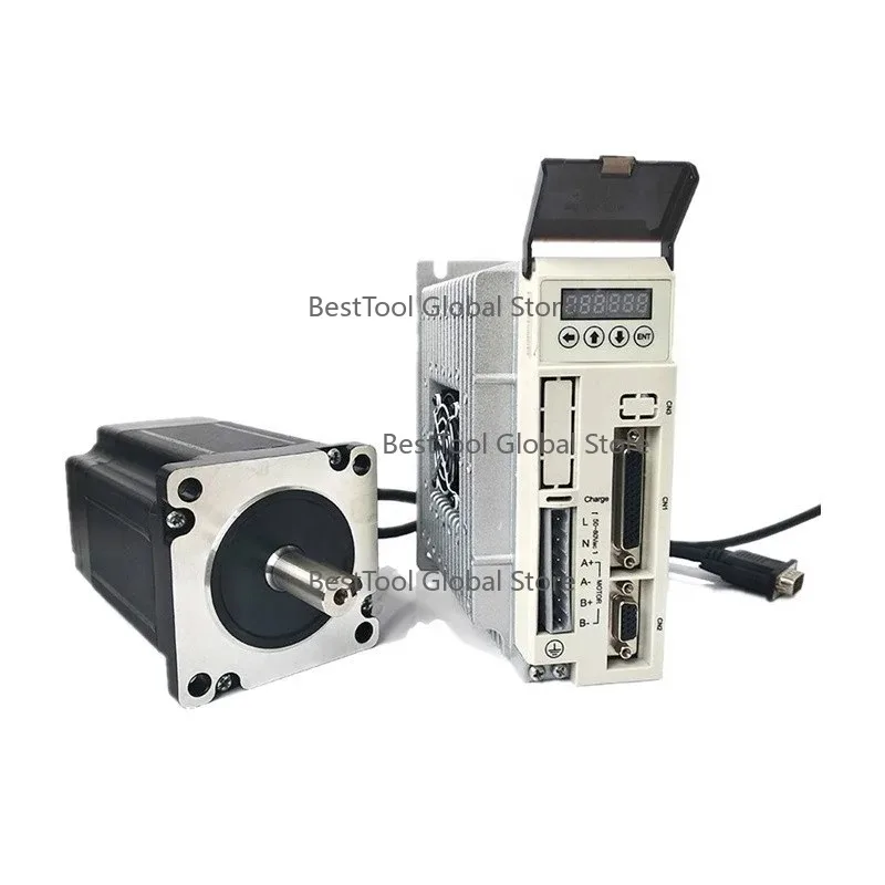 Ne-ma42 110mm 12Nm 16N-m 20N-m 3 Phase Clo-sed Loop Step-per Motor With Digital Display