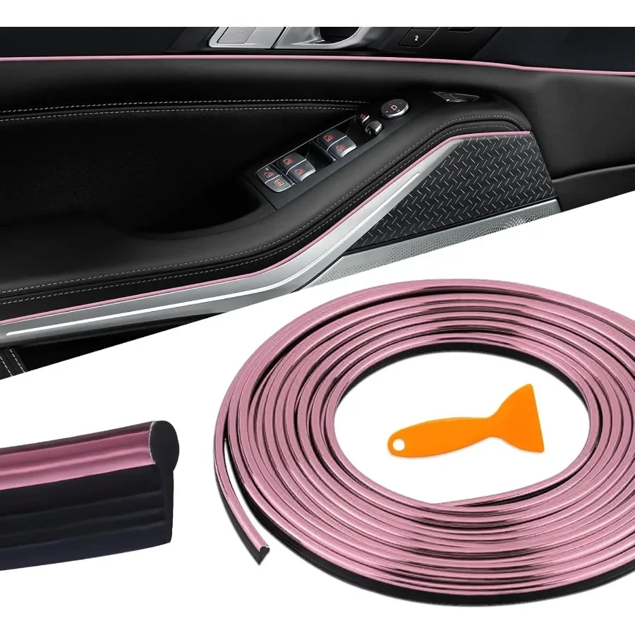 سيارة الداخلية صب شرائط الكسوة 33Ft/10M العالمي الكهربائي الديكور حشو إدراج شرائط لتصفيف لوحة القيادة DIY F