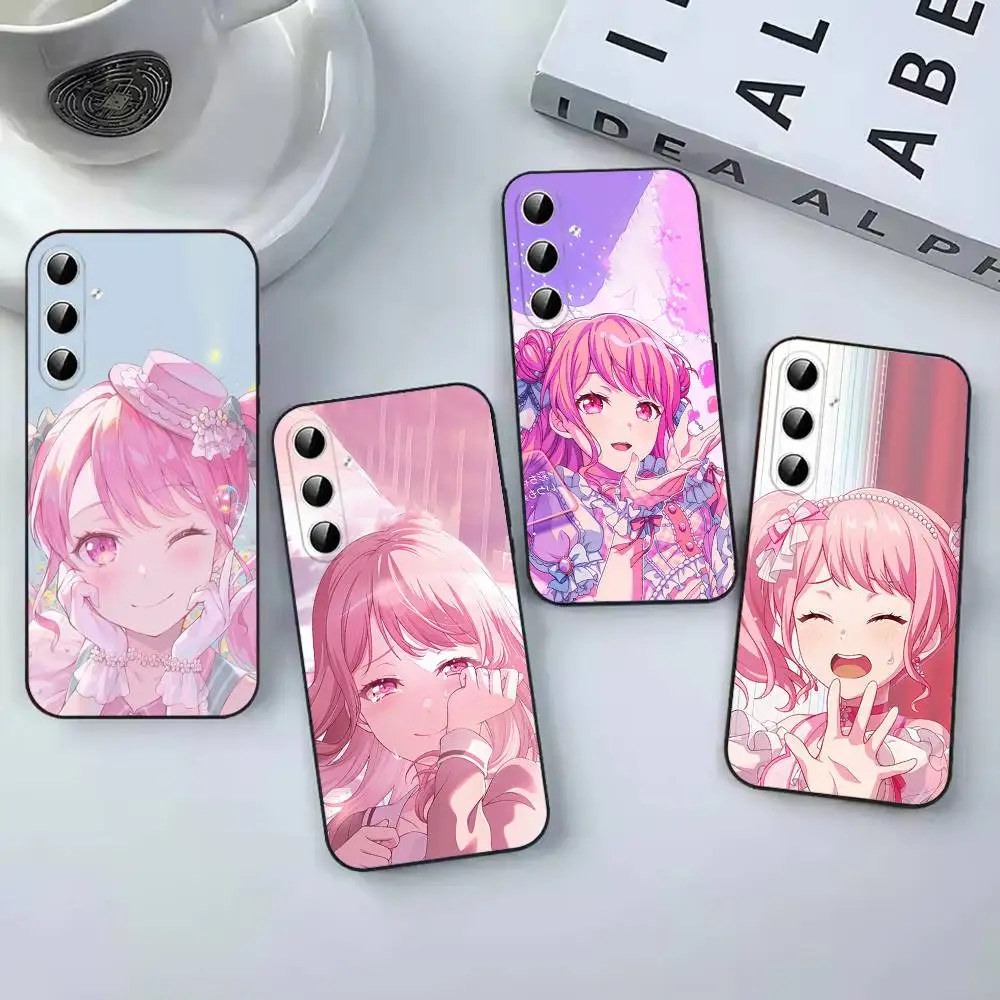 Maruyama Aya Cell  Phone Case For Samsung Galaxy A73,72,51,53,52,71,22,J7,8,9 Black fashion  coque Cover