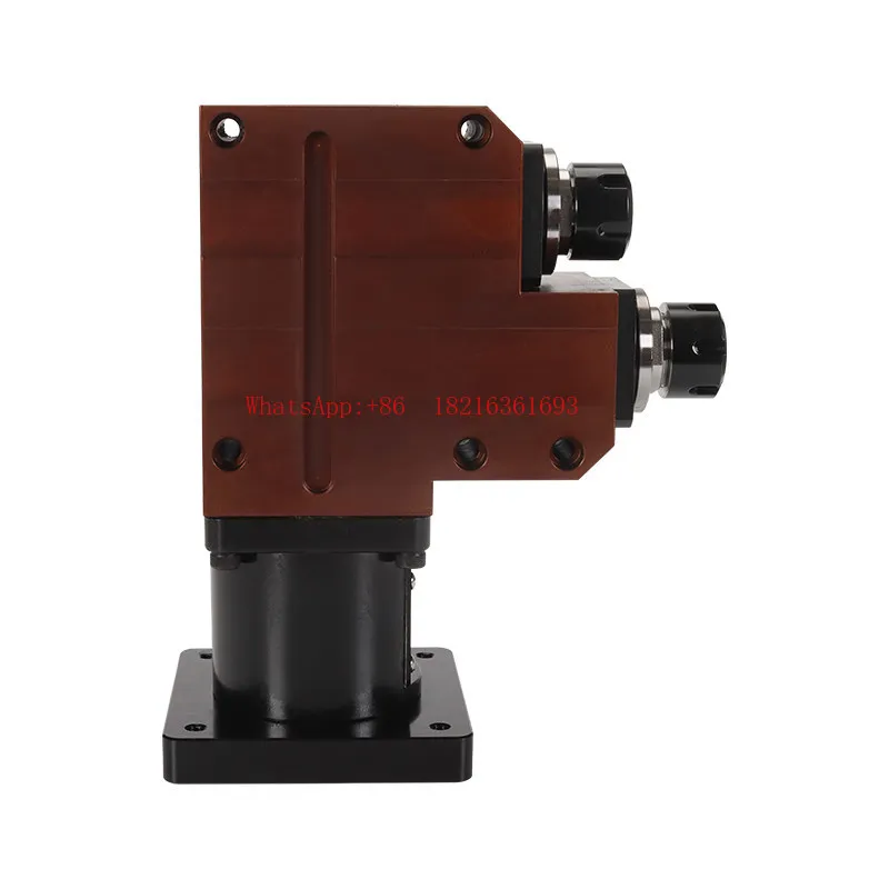 20.26NEW ER16/25/32 Milling CNC Composite Power Head, Two Axis Long And Short Head Side Mounted Machine Tool Accessories, Power