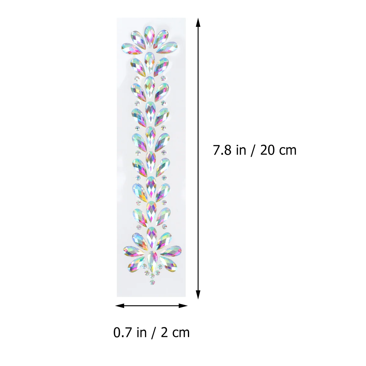 

3pcs Resin Rhinestone Sticker 3 Sheets White Ab Style Stereoscopic Colored Petals Diy Decoration For Car Mobile Laptop Home