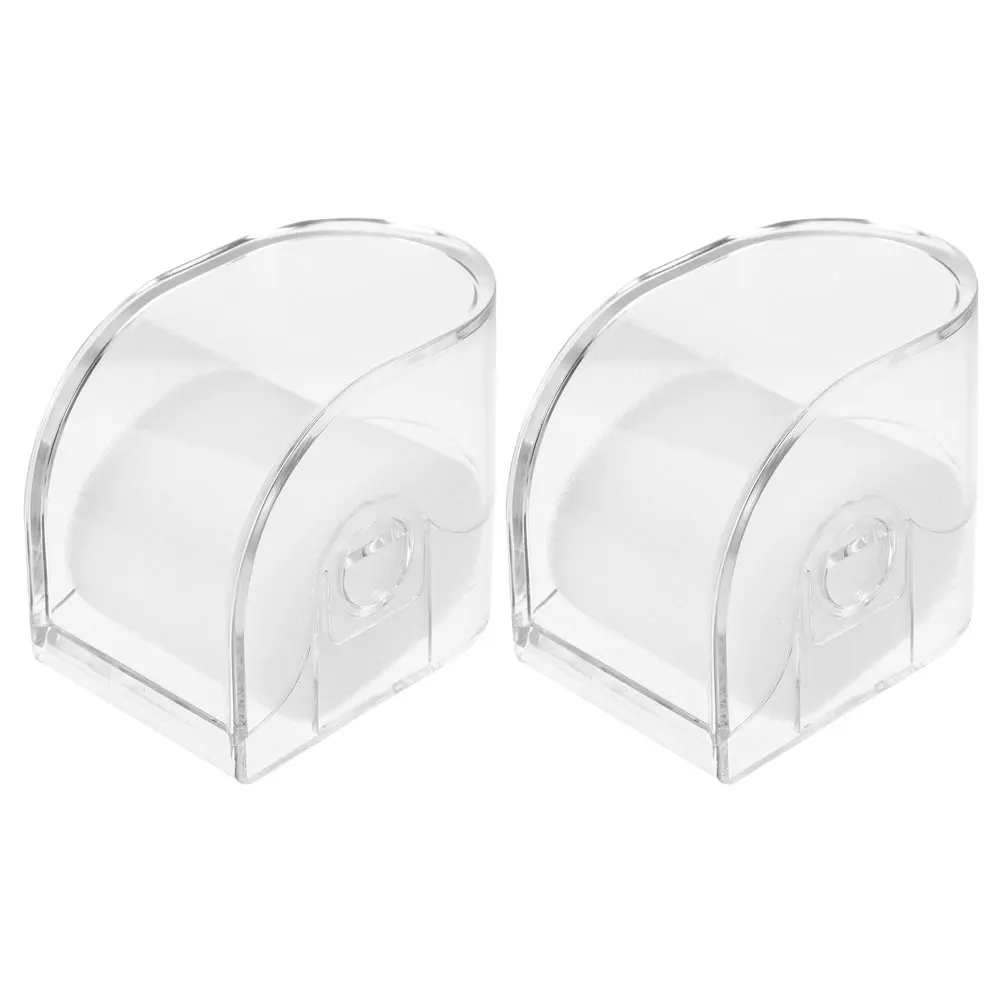 

2pcs Transparent Watch Box Hanging Hole Clear Display Storage Travel Case Durable Material Watches Packaging
