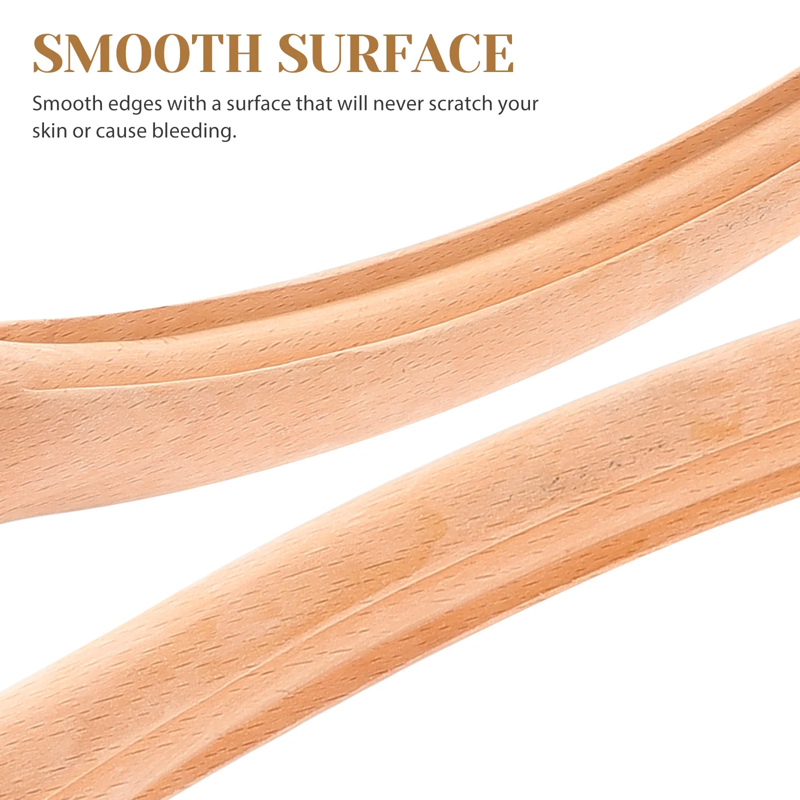 

Beech Wood Guasha Stick Smooth Body Massager For Face Head Neck Portable Scraping Tool Home Travel Spa Care Handheld Scraper