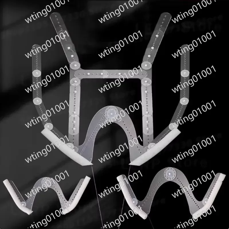 for Universal Invisible Clear Adjustable Support Hanger for Garment Display Photo Shoots Men Women Kids Clothes Rack Stand