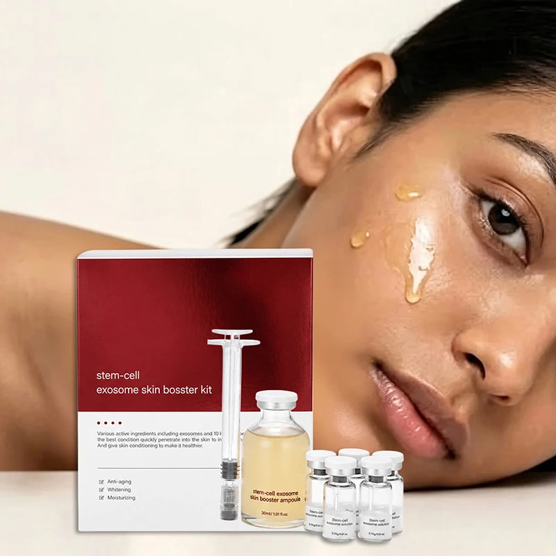 Exosome Skin Booster Ampoule Kit Facial Skin Rejuvenation Anti-aging Brightening Moisturizer Repair Serum Beauty Salon Skin Care