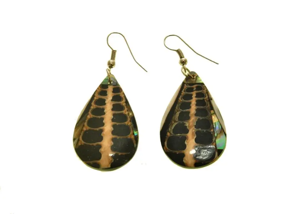 Hdmarketim Pearl Handmade Wobble Drop Design Rectangle Earrings