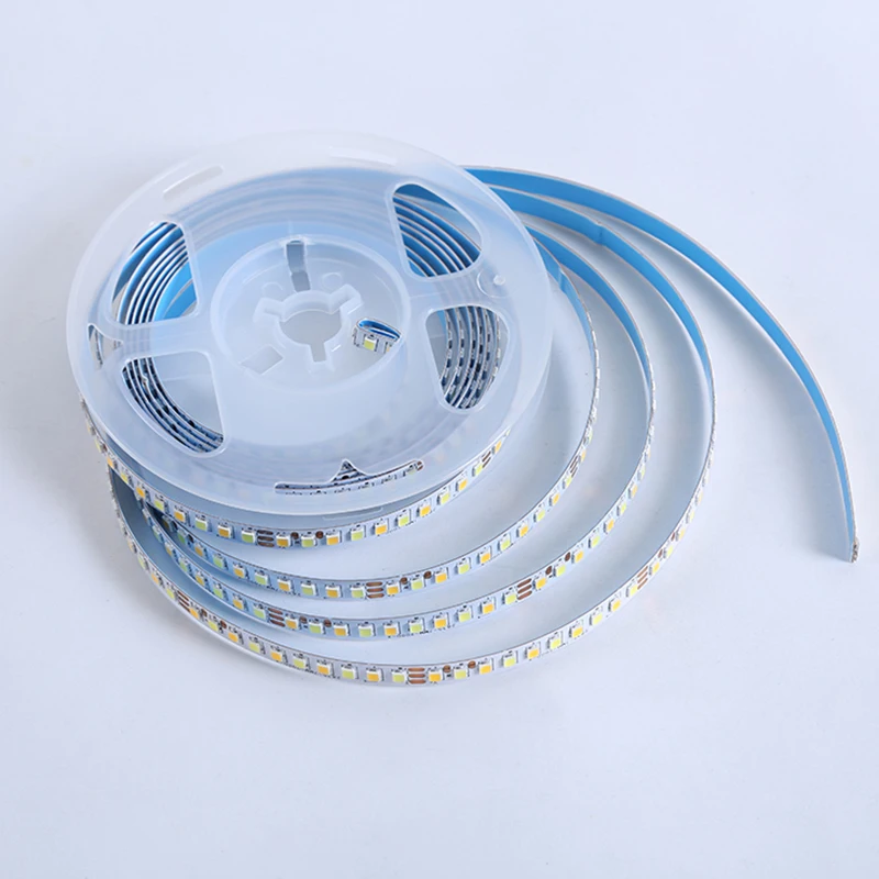 2835-200D-5B10Cx2 Double color LED strip 7mm width light tape be used in chandeliers ceiling lamp panel light etc.