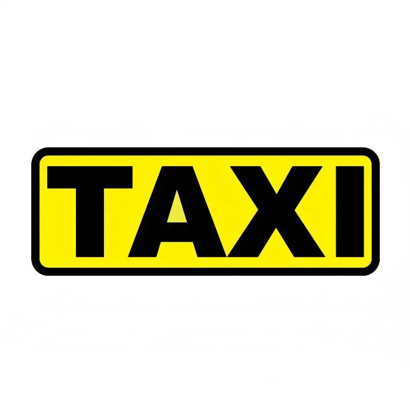 FUYOOHI High Quality Car Stickers TAXI Sign Stickers Automobile Accessories Waterproof Sunscreen  Decals