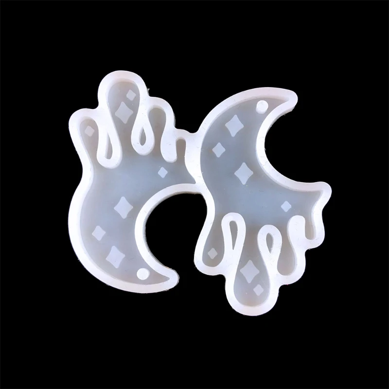 1x/7x Epoxy Resin Casting Molds for Halloween Decoration for Women Girl Jewelry