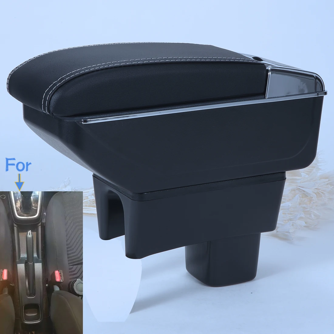 

For Suzuki Swift Armrest Box For Suzuki Swift Car Armrest Car Accessories Interior details storage Box Retrofit parts 2005-2023