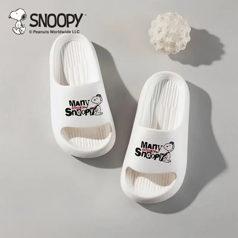 

drop shipping 2025 Summer Children's Sports Snoopy Cartoon New Fashionable blue white pink child girls boys Light kids slippers