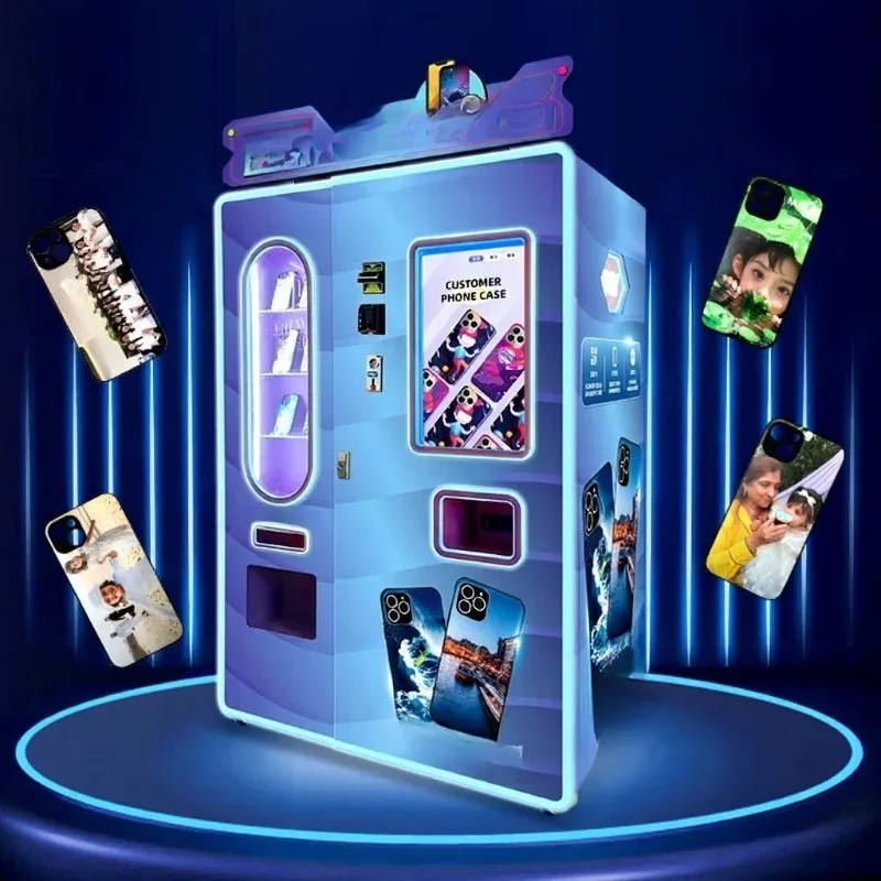 New Arrival Intelligent Touch Screen Phone case Printer Self-service Phone Case Vending Machine