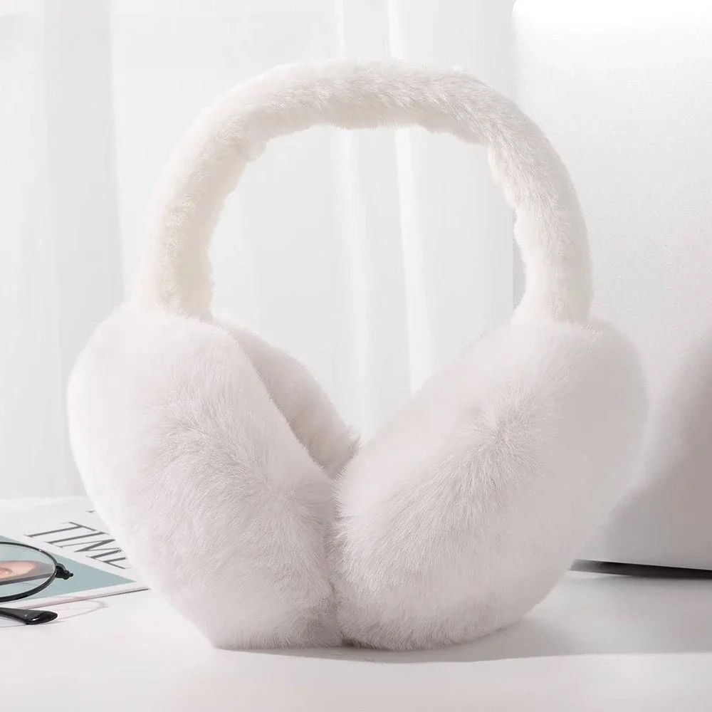 Earmuffs Wind-proof Ear Protector Fashion Plush Warm Earmuffs Warm Winter Korean Ear Protection Earmuffs Foldable Velvet Padded