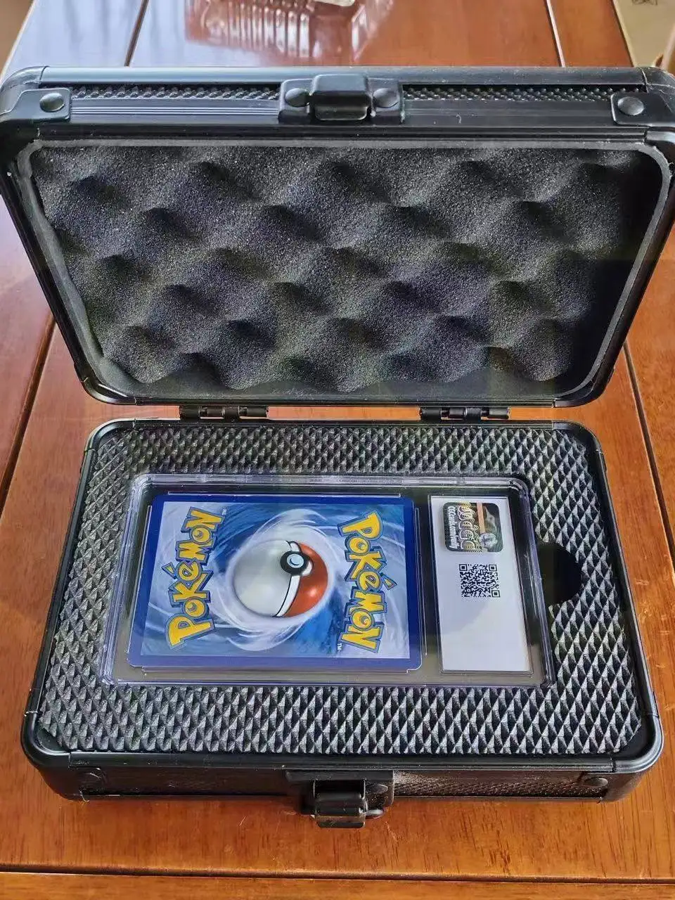 Hard Shell Graded Card Slab Carrying Case, Anti‑Shock Storage Box for Standard Size TCG Grading Slabs, Portable CollectibleCard