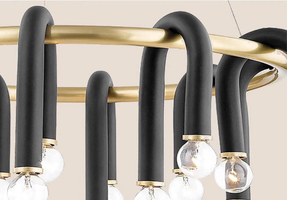 Moderne runde Kronleuchter Villa Luxus u Form Kronleuchter Designer mit 20 Kronleuchter führte Wohnzimmer hängende Leuchten – Detail 9