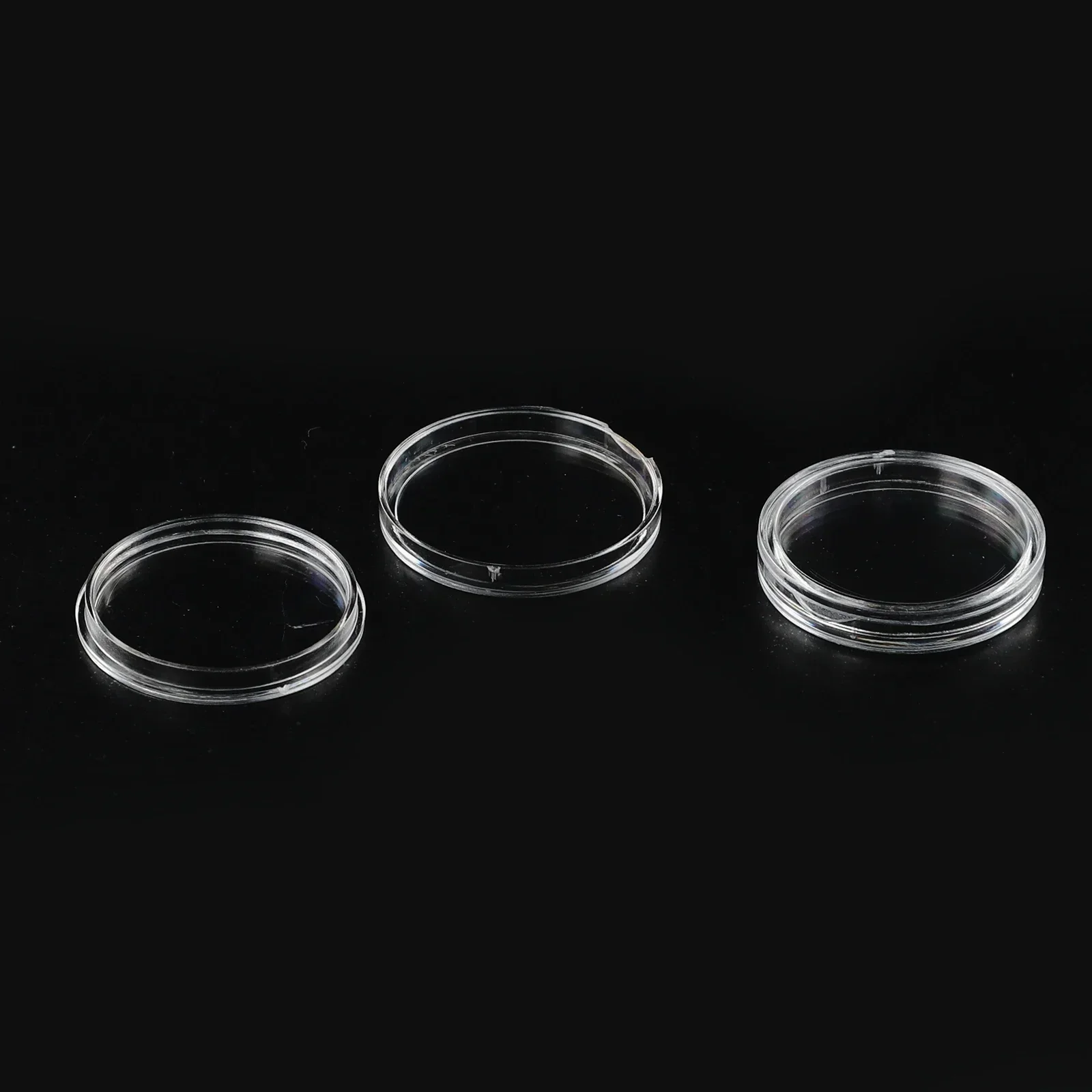 

26mm Coin holder Accessories Boxes Case Clear Occasion Plastic Protection Storage Collection Craft Tools 100pcs
