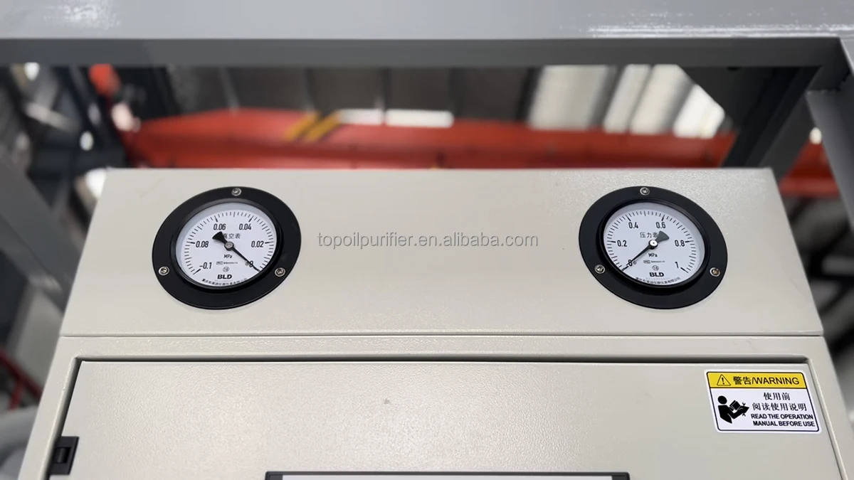 معدات تنظيف زيت النفايات ذات الفراغ العالي آلة زيت التكرير آلة إعادة تدوير الزيت