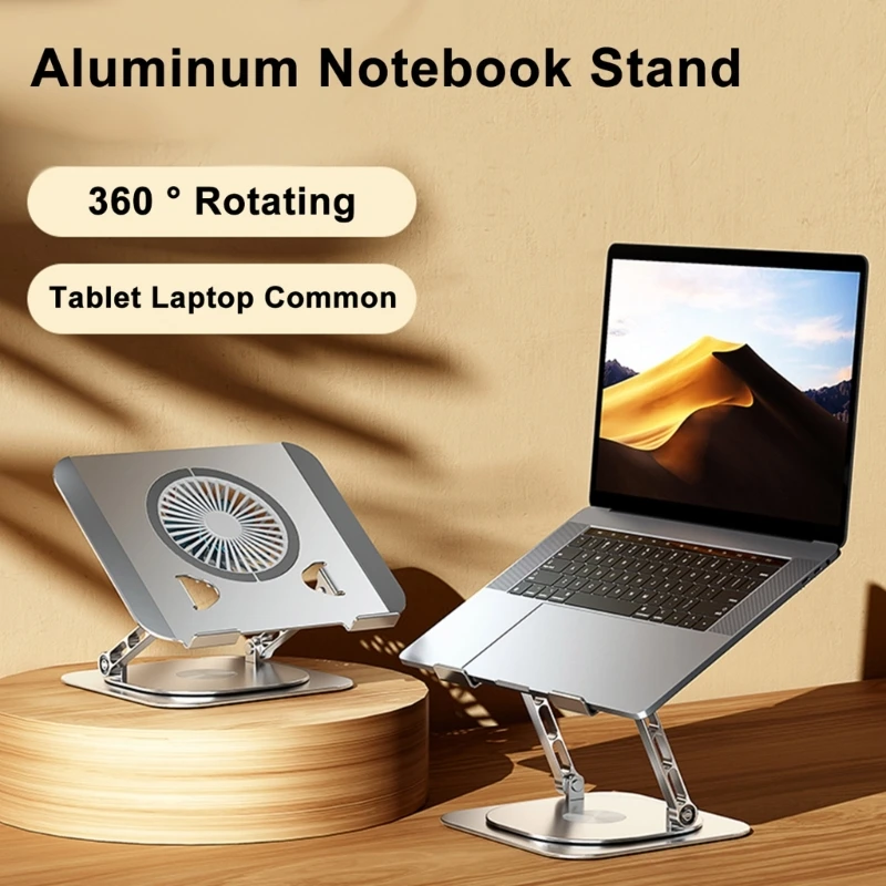 

F3 Laptop Stand 360° Rotatable Aluminum Alloy Laptop Support Lift Folding Portable Dropshipping