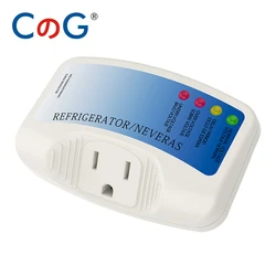 CG Single Outlet Refrigerator Power Surge Protector 120VAC 10A Voltage Brownouts Plug Outlet for Fridge TV Air Conditioners