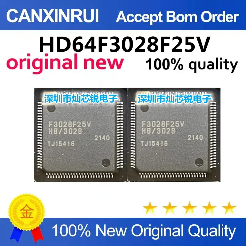 HD64F3028F25V F3028F25V Package QFP100 Genuine Original Equipment BOMatching