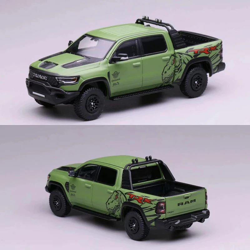 596 Modle 1:64 Scale T-Rex RAM TRX 4X4 Pickup Truck Alloy