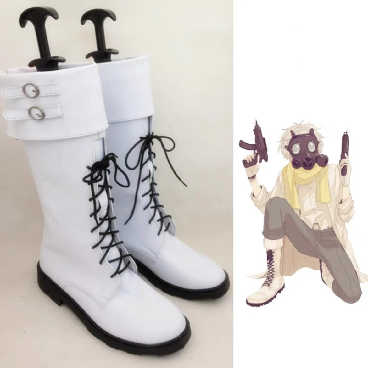 

Anime Cos DRAMAtical Murder Clear Cosplay Shoes Boots