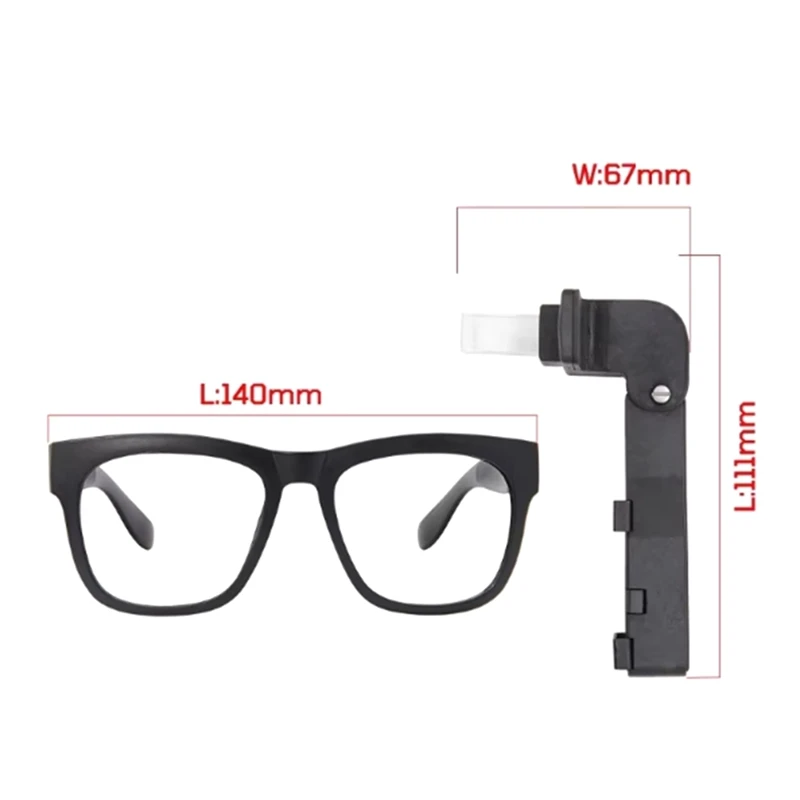 Programmable Smart Glasses T-Glass ESP32-S3 1.1Inch AMOLED Screen USB Rechargeable Programmable Smart Glasses