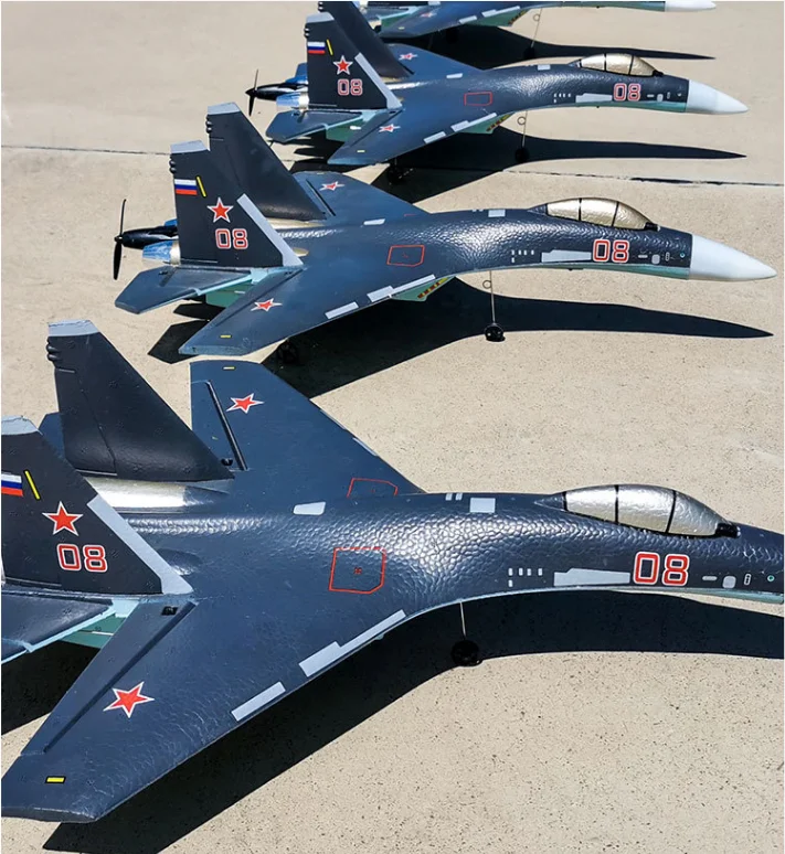 Remote Control Su35 Aircraft New Qf009 Four Channel Fighter Fixed Wing Foam Aircraft Electric Model Glider Boy Birthday Gift