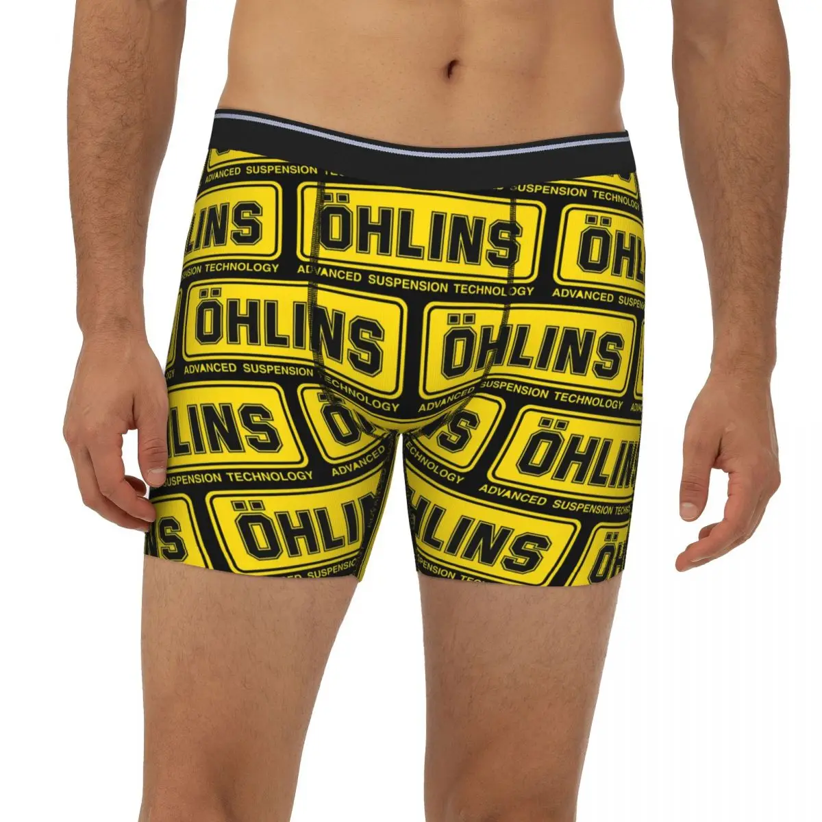 

Ohlins Racing Retro Classic (3) Long Boxer Underpants Short Male Panties Breathable Underwear for Homme Man Boyfriend Gift