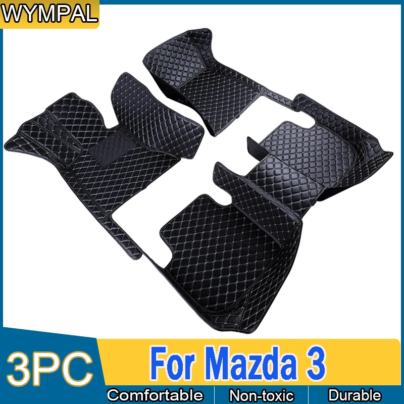 

Автомобильные коврики для Mazda 3 2006 2007 2008 2009 2010 2011 2012 на заказ, автомобильные подушечки для ног, ковер, аксессуары для интерьера
