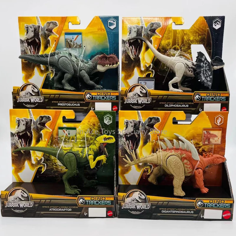 

Mattel Jurassic World Wild Attack Dinosaur Four Habitats Dilophosaurus HLN63 Trendy Ornament Toys Doll Holiday Collectible Gifts