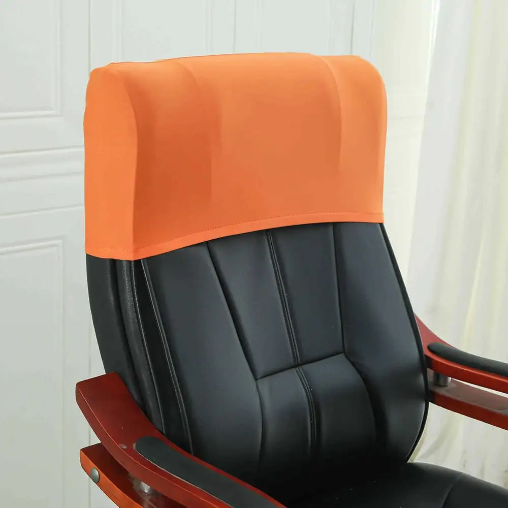 New Elastic Office Chair Backrest Cover Chair Back Protection Dustproof Backrest Slipcover Accessories Chair Head Pillowcase