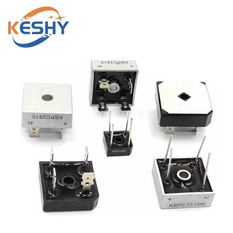 KBPC5010 Diode Bridge Rectifiers Diodes KBPC 606 610 1010 1510 2504 2508 2510 3504 3506 3510 GBPC 5010 W SKBPC3516 Power Diodes