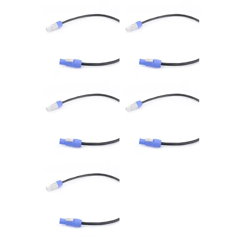 

5X Powercon 3X1,5 мм2 Однофазный удлинительный кабель 3-жильный кабель питания Сценический светильник Светодиодное шоу для мероприятий, 1 метр