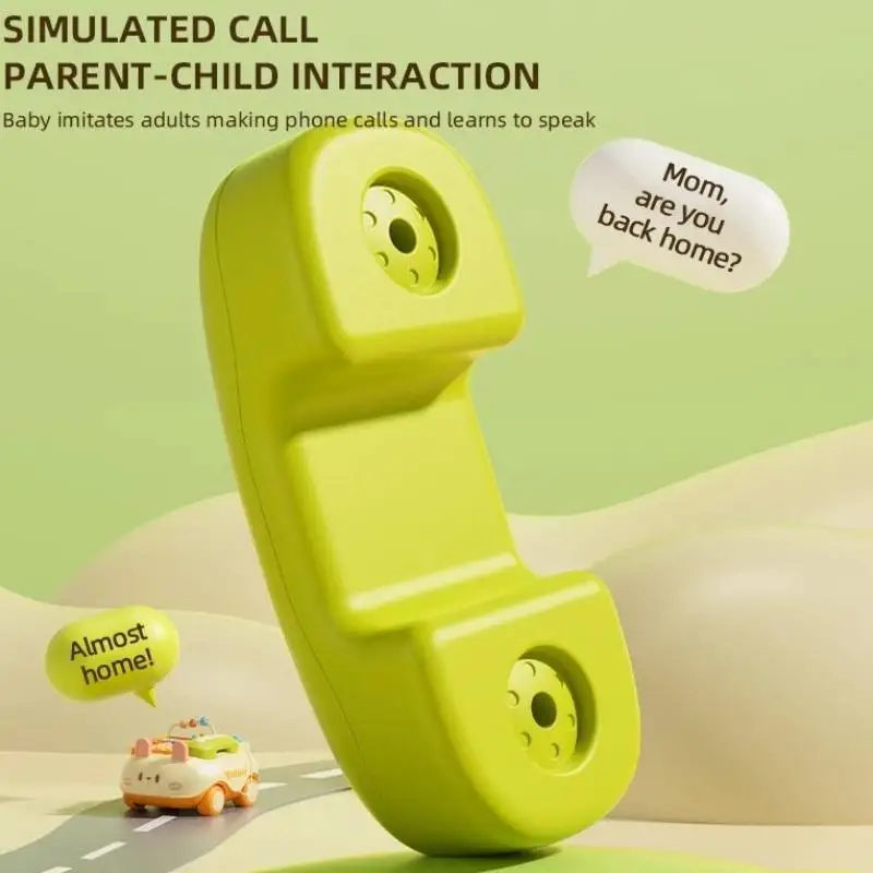 Baby Music Telephone Toy Multi Function  Toddler Learning Toy Infant Early Learning Musical Cartoon Phones Toy Kids Education