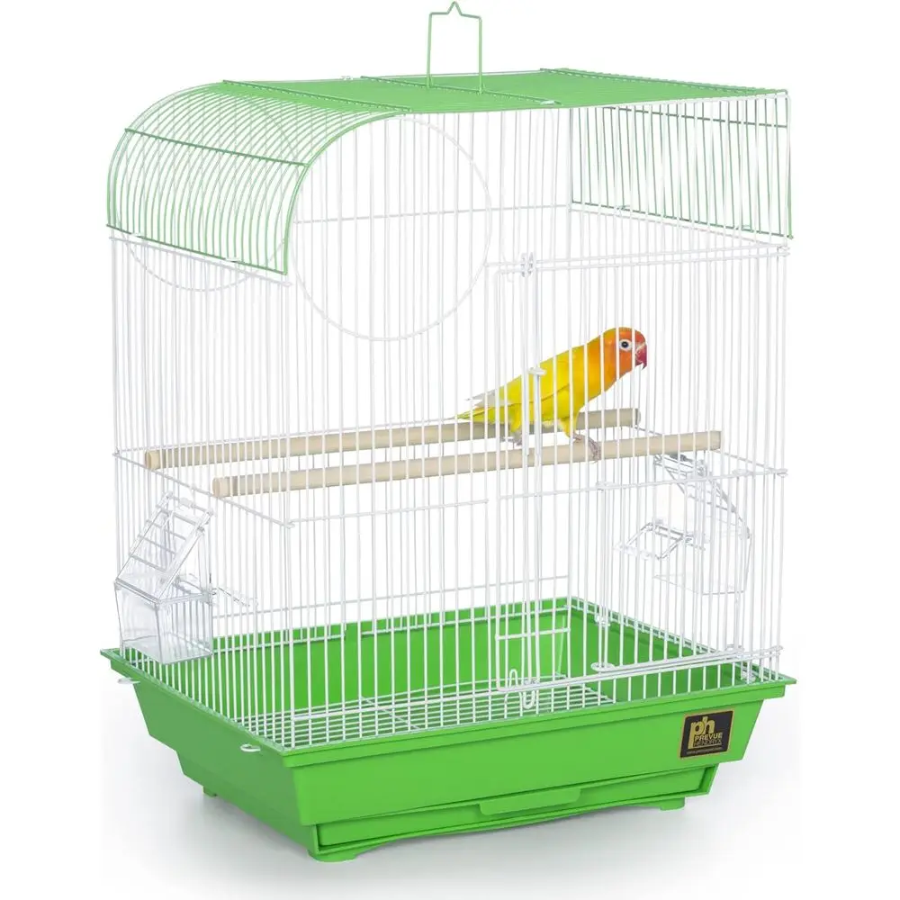 

Pet Products South Beach Lat Top Bird Cage, Lime Green, 14 1/8 L x 11 1/4 W x 18 1/8 H