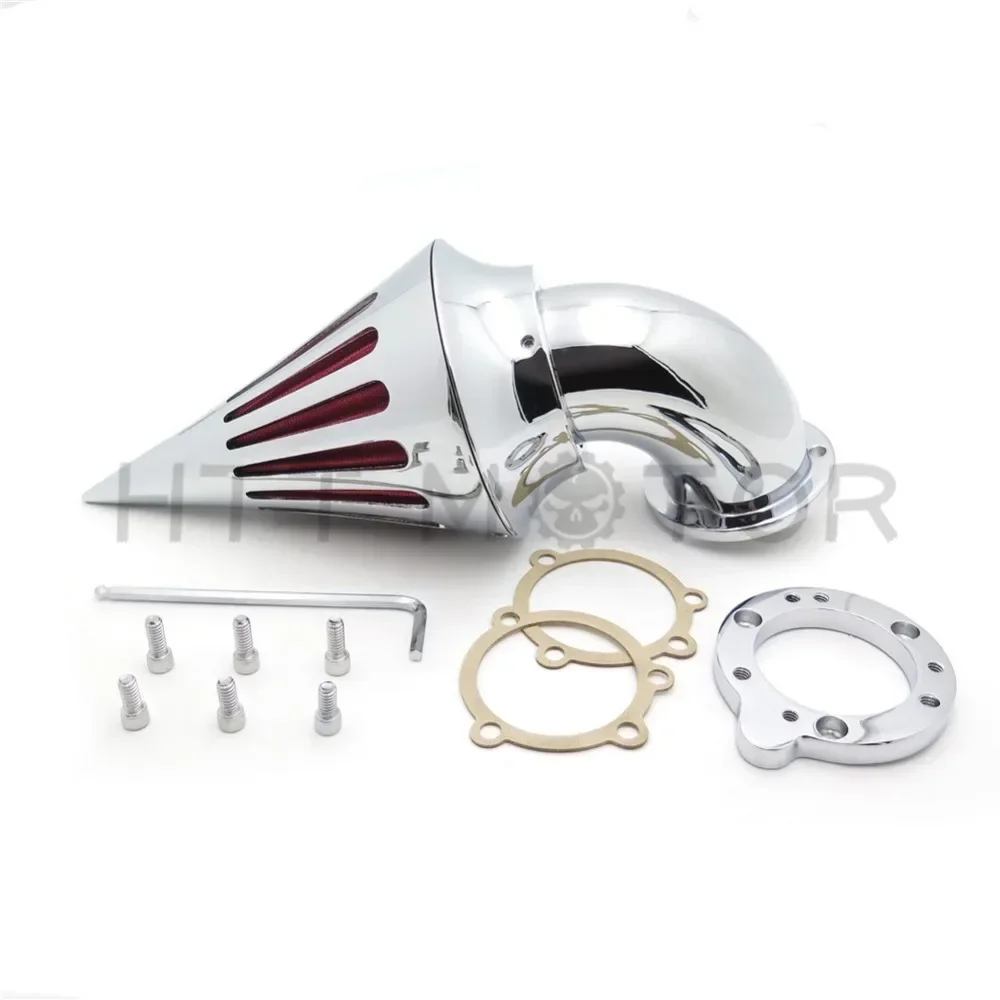 For Harley Davidson S&S Custom CV EVO XL Sportster CHROME Aftermarket Motor Parts Spike Air Cleaner Filter Kits