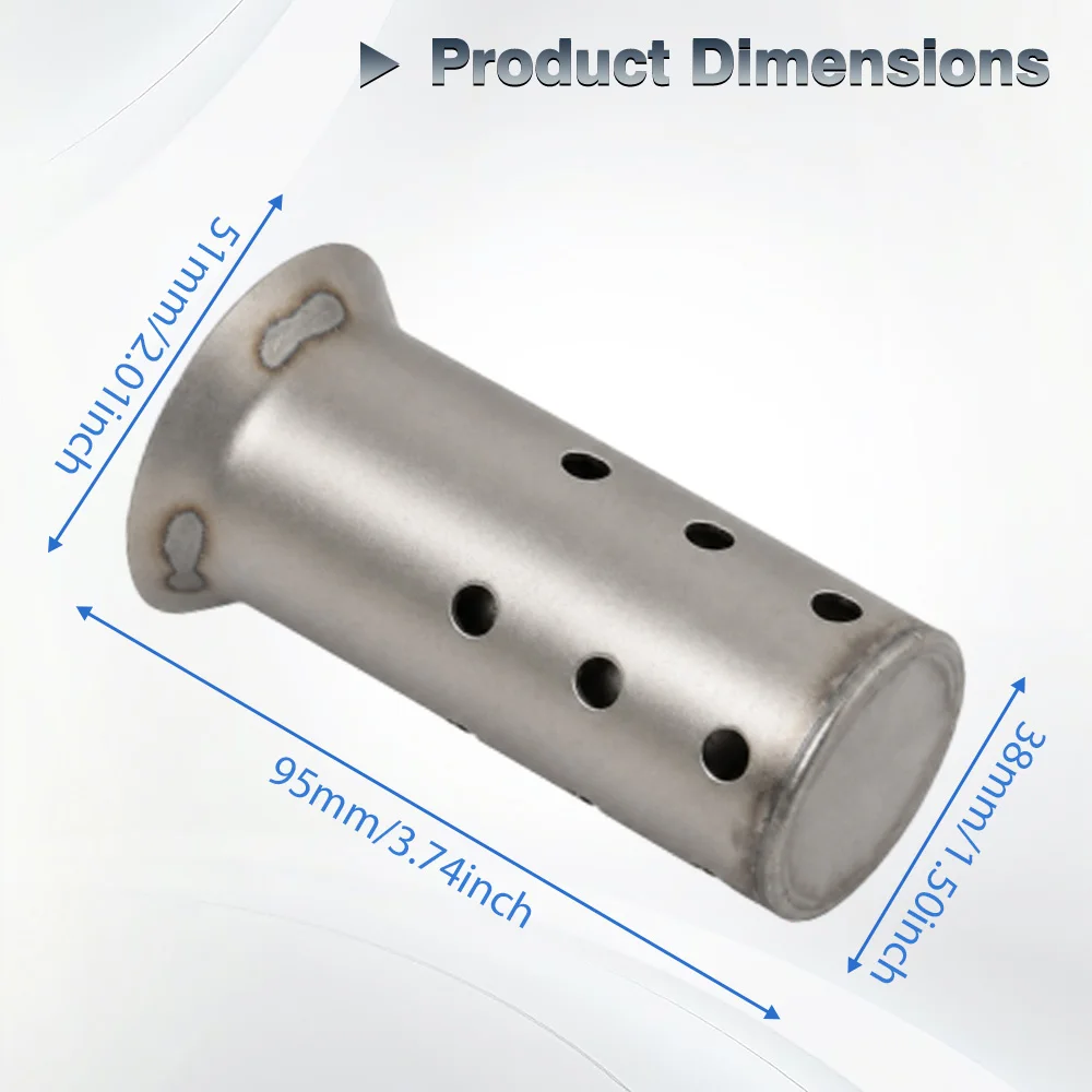 Stainless Steel Motorcycle Exhaust DB Killer Insert For Most Motorcycles with Matching Exhaust Inner Diameter 51mm / 60mm / 63mm