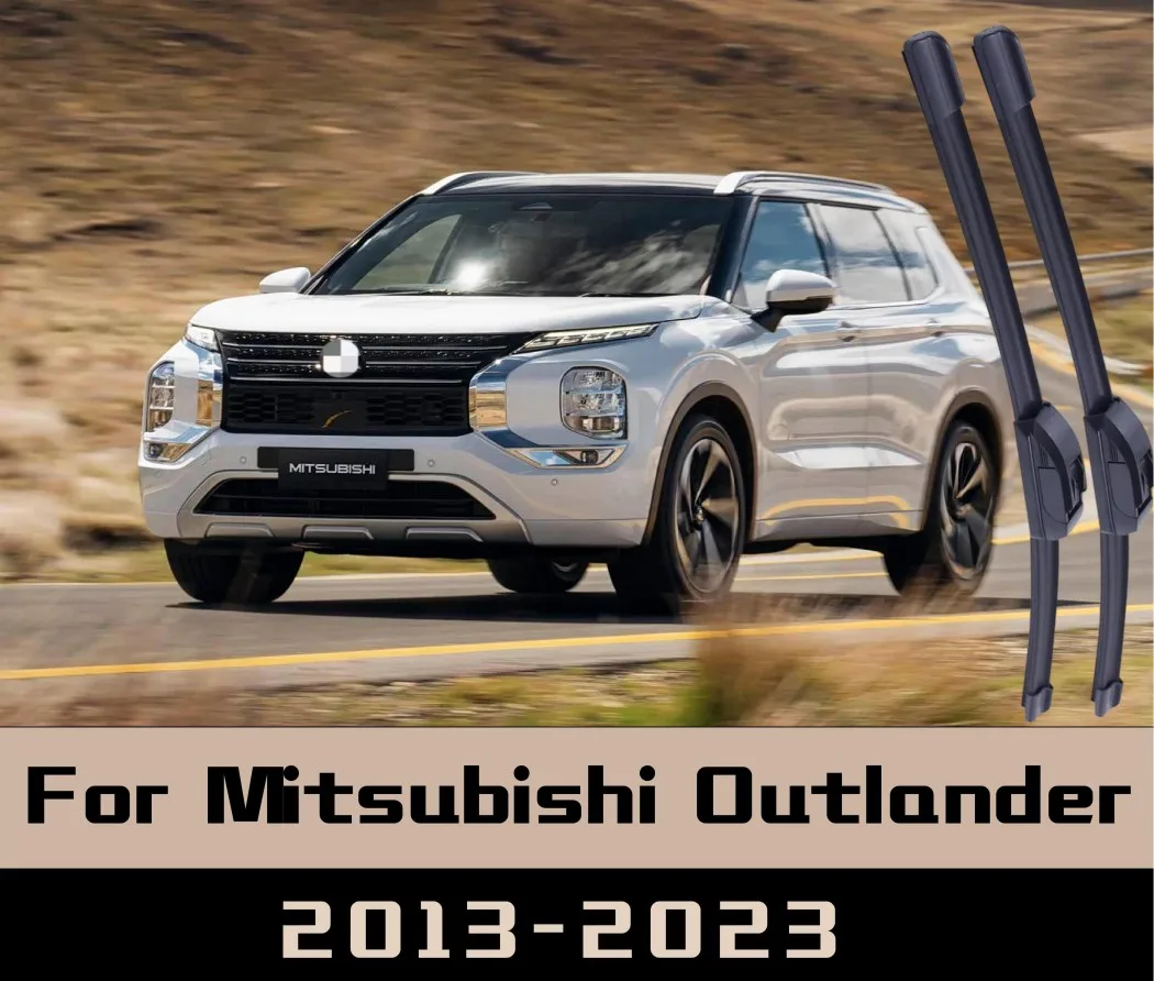 

2 шт. для Mitsubishi Outlander 2013-2023 стеклоочиститель передние щетки стеклоочистителя лобовое стекло щетки для окон без костей передние дворники