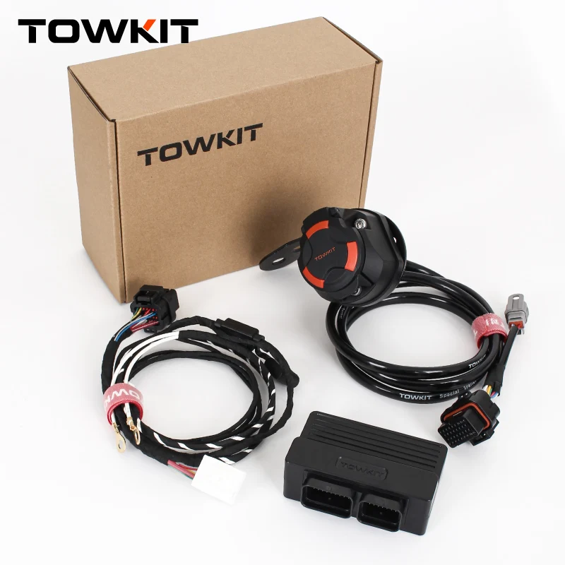 TOWKIT For LynkCo 900 Trailer harness Wiring Eur 13/7 pin trailer RV tail light signal Australia 12/7pin CAN Trailer controller - view 3