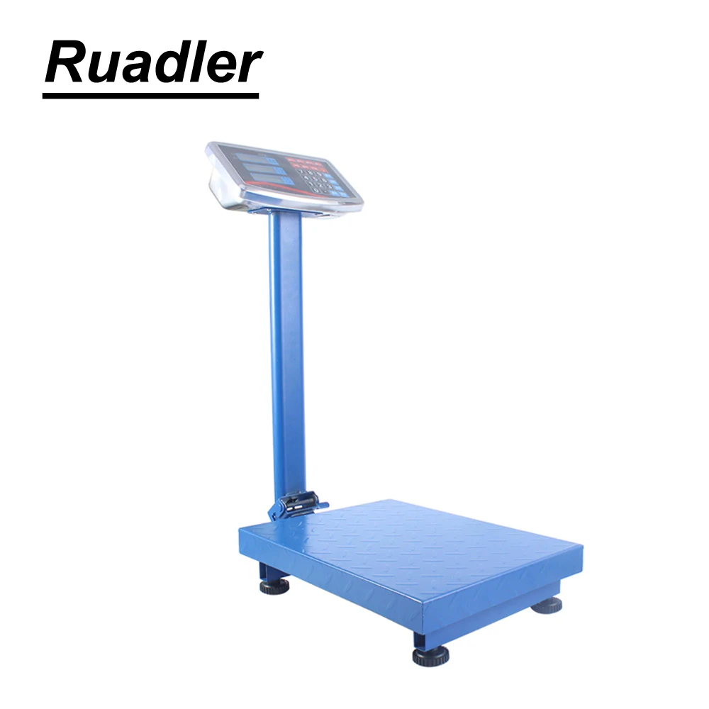 150KG 220V a 6V con retroiluminación pantalla Digital balanzas pesadas electrónicas plegables balanza de plataforma electrónica balanzas Express