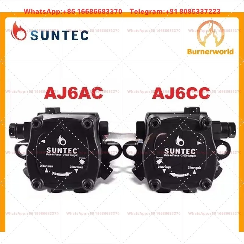 100% Оригинальный масляный насос SUNTEC AJ6CC AJ6AC AJ6CE, дизельный насос Suntec, шестеренчатый насос SUNTEC AJV6AC для горелок Riello/Baltur