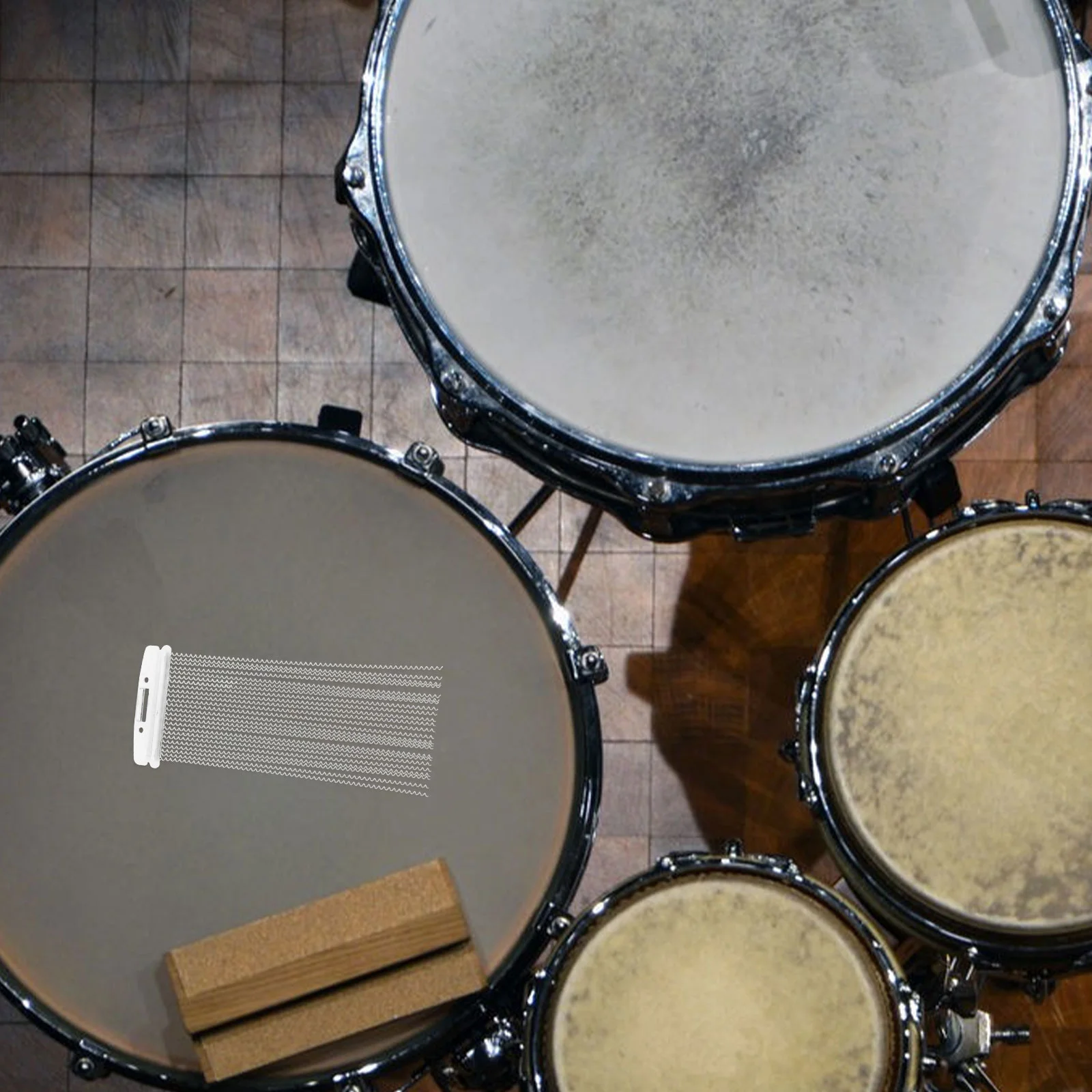 Kawat Snare Drum Sabuk Pasir Cajon untuk Komponen Pengganti Bagian Instrumen Perkusi Bagian Logam