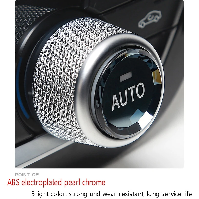 A30P-Car Crystal Air Conditioning Buttons Switch Cover Trim For-BMW 5 6 7 Series GT/F11/X5/F15/X6/F16/F10/F18/F12/F13/F01/F02