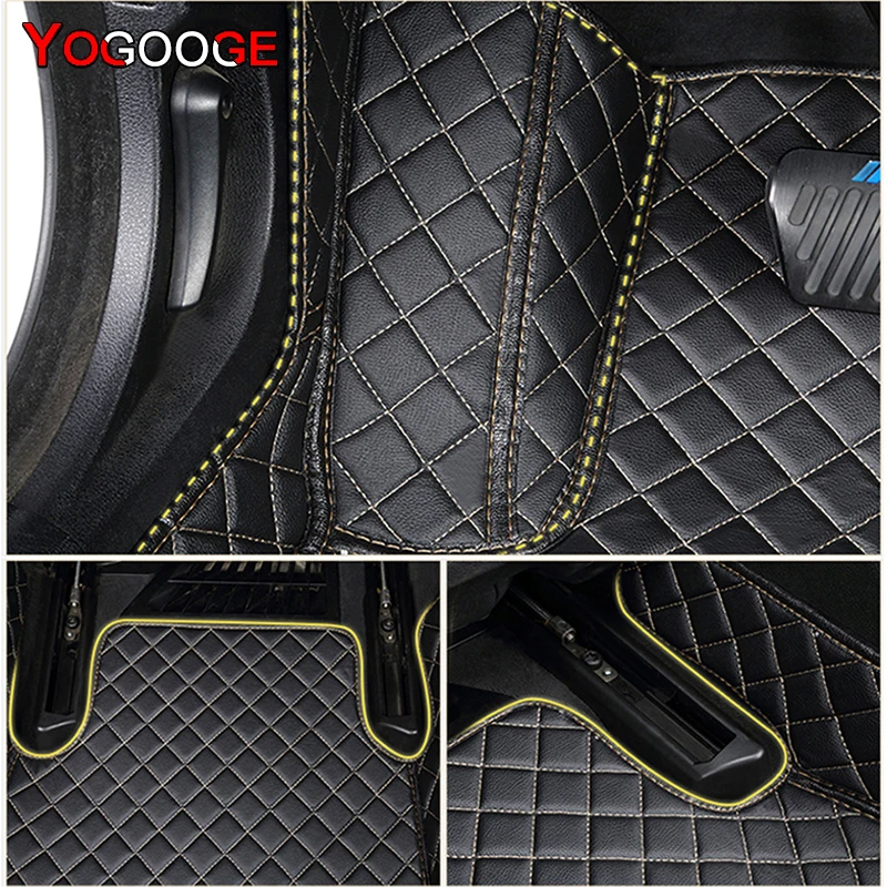YOGOOGE الحصير سيارة مخصصة لشركة هيونداي ماتريكس لافيتا 2000-2010 السيارات السجاد القدم Coche اكسسوارات