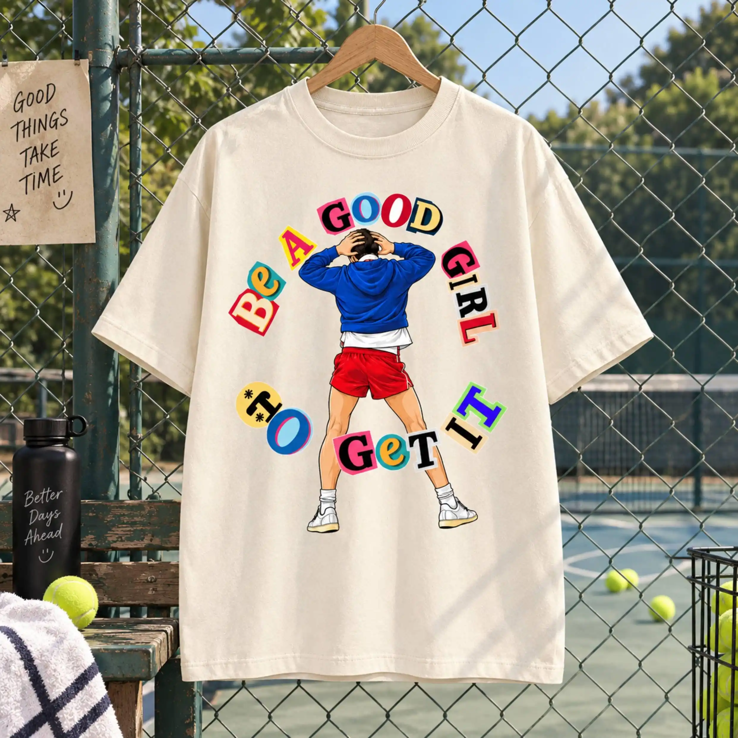 Harry Styles Be A Good Girl To Get It Shirt, Funny Harry Styles Quote Tee, Harry Styles Fan Gift, Concert Outfit Graphic T-Shirt