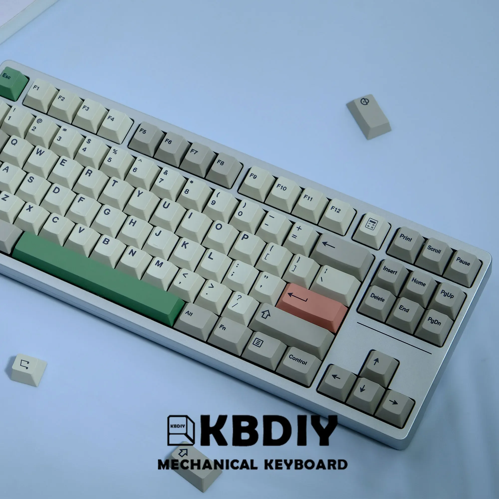 GMK 9009 Retro Cherry Profile Keycap 134 Keys/Set  Mechanical Keyboard DIY Custom PBT DYE-SUB 61 60 Bakclit ISO Keycaps