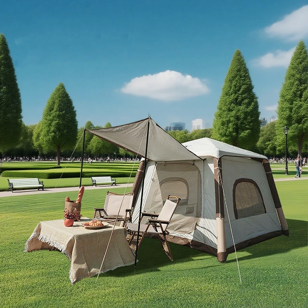 

STLF 2025 New Lightweight Inflatable Tent for Camping Portable Waterproof Oxford and Wind Sun and Rain Resistant