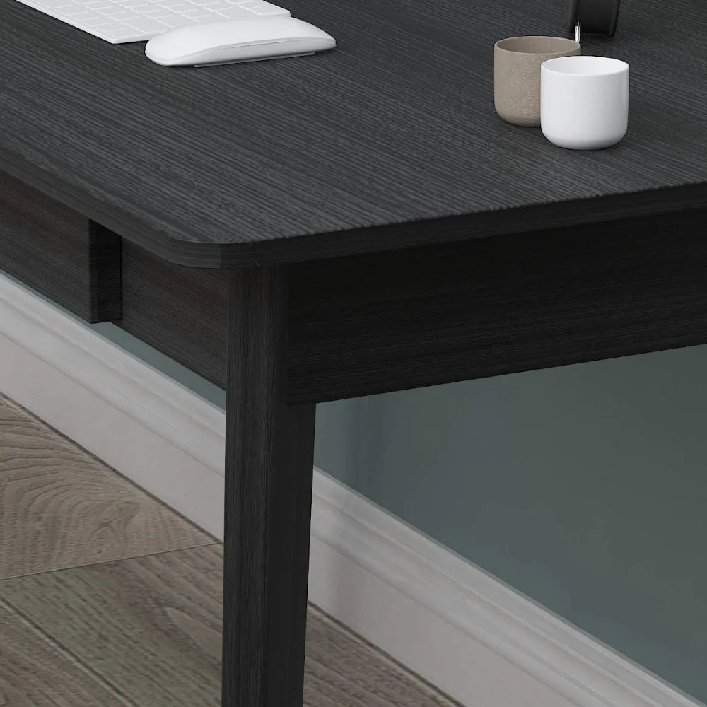 Computer Desk with 2 Drawers, 39” Home Office Desk, Writing Study Working Table for Bedroom.